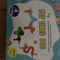 fidgeting toy pop tube dogs
