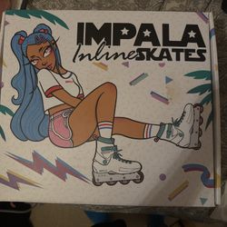 Impala Skates Pink Size 7 With Safety Gear Pack M