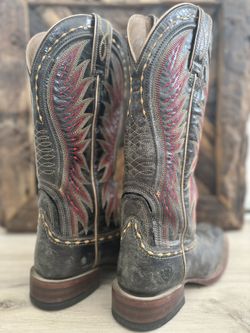 Ariat Black Square Toe Boots