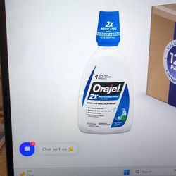 Brand New orajel Mouth Rinse Medicated