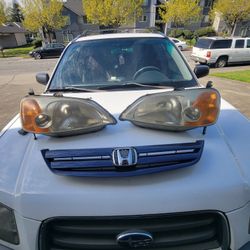 headlights and grill, for honda civic 2004