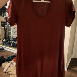 Short Burgundy Dress