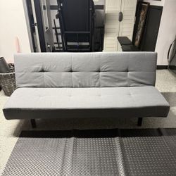 BALKARP Sleeper Sofa, Vissle Gray