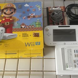 Japanese SMM Wii U Bundle (32GB, White)