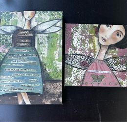 Matching Canvas Wall Plaques - Kelly Rae Roberts