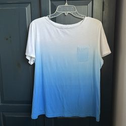 Women’s LIZ CLAIBORNE Cotton, Modal Short Sleeve Pullover Thin, Lightweight, Soft T-Shirt… Size XL