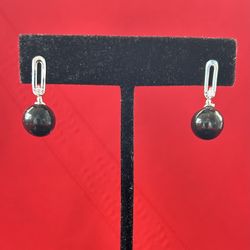 Shungite Drop Earrings