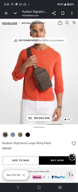 Brand New Michael Kors Hudson Sling Pack – $150 FIRM