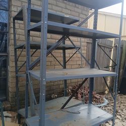 Old Metal Shelves 