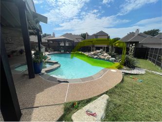 Swimming pool and outdoor construction