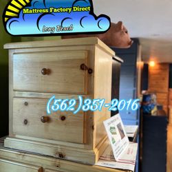 Two Drawer Natural Chest New Cajonera Comoda 