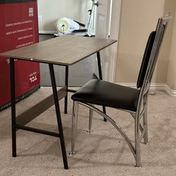 Barely Used Table With Chair