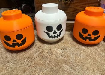 6” Tall Halloween custom-made containers