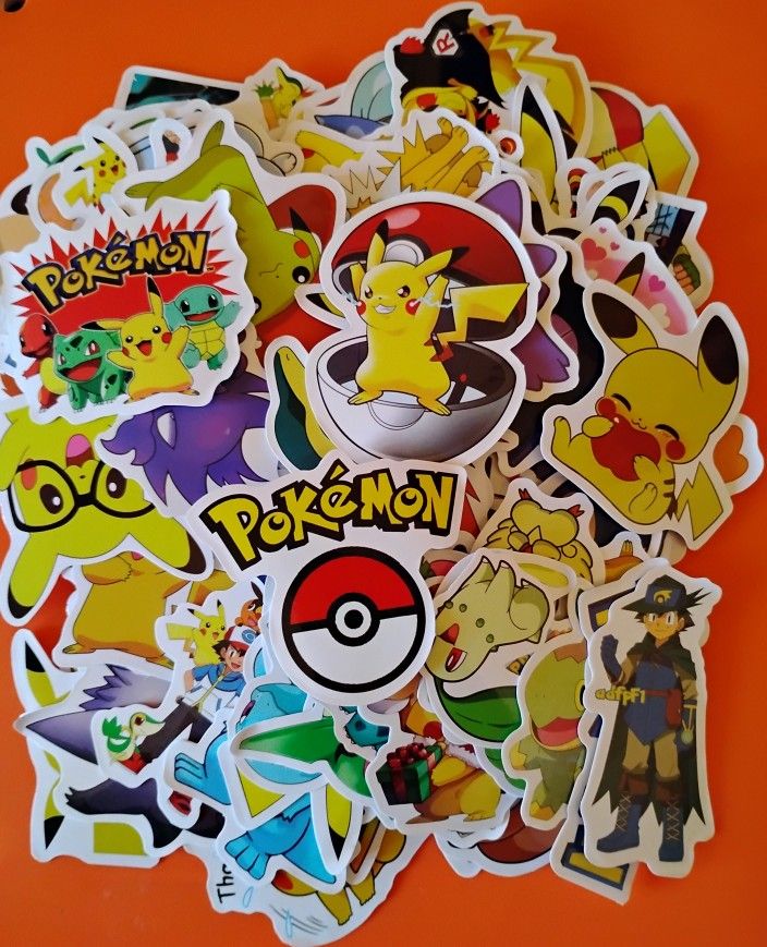Pokemon Sticker lot of 100