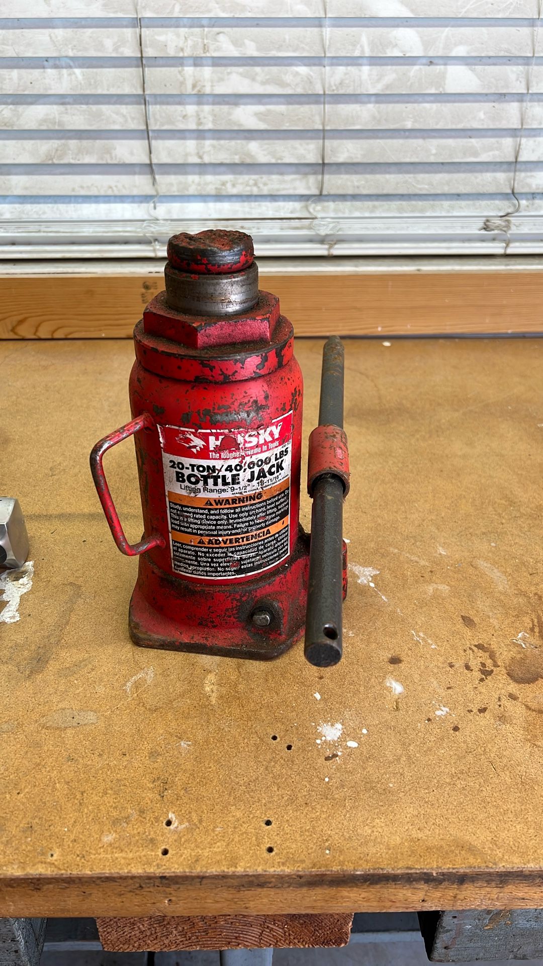 Bottle Jack, 20-ton