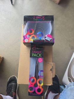 Color bowl set/ family brush set