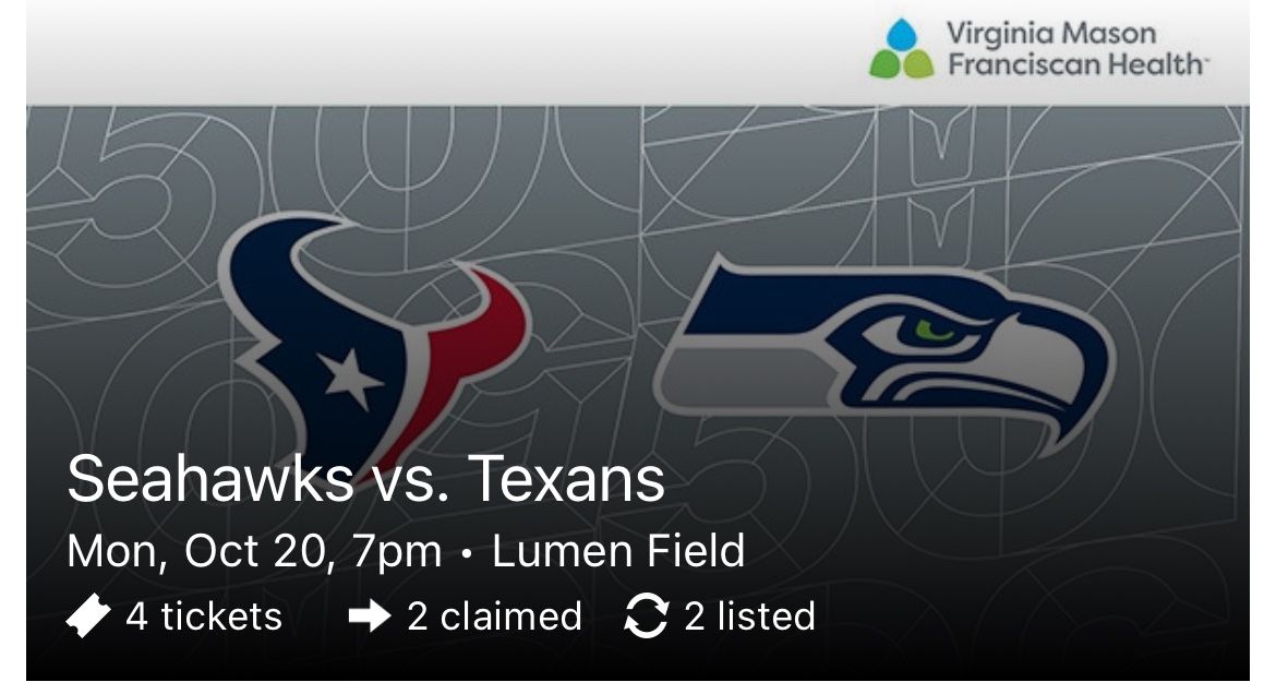 Seahawks Vs Texans