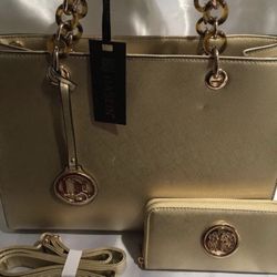 Gold Dasein Shoulder Bag