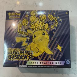 Surging Sparks ETB + Booster Bundle 
