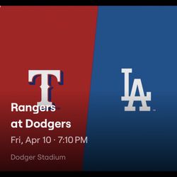 Dodgers vs Rangers Game Tickets Shohei Ohtani Bobblehead