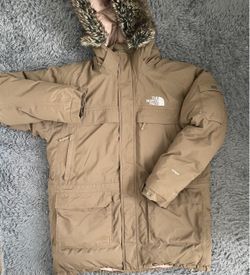 Men Size 2XL XXL The North Face Expedition McMurdo Winter Brown Parka Coat Vintage