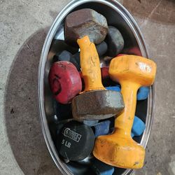 Miscellaneous small dumbbells 