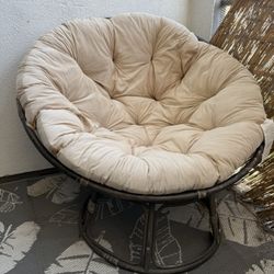 x2 Papasan Chairs With Cushions