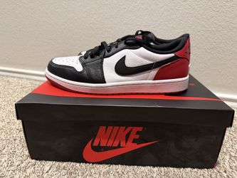 Jordan 1 Black Toe Low