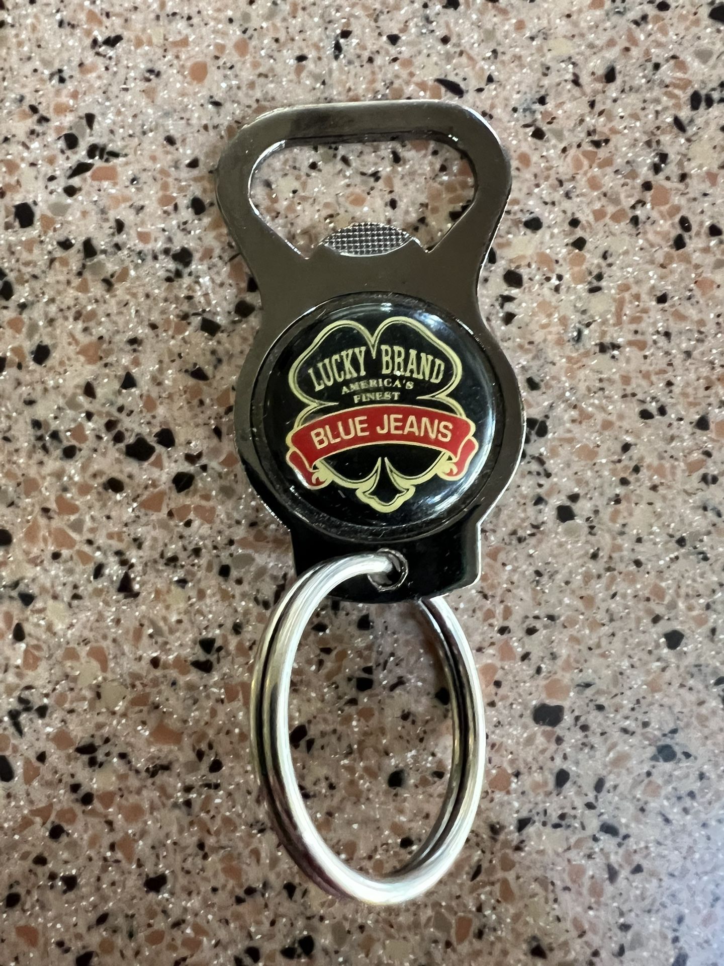 Lucky Brand Blue Jeans Keychain
