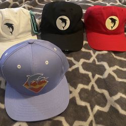 Pink Dolphin hat Lot