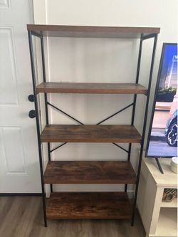 4 shelves Wooden storage unit