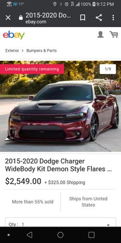 2019 Dodge Charger demon withstyling kit