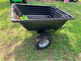 Yard cart dump trailer