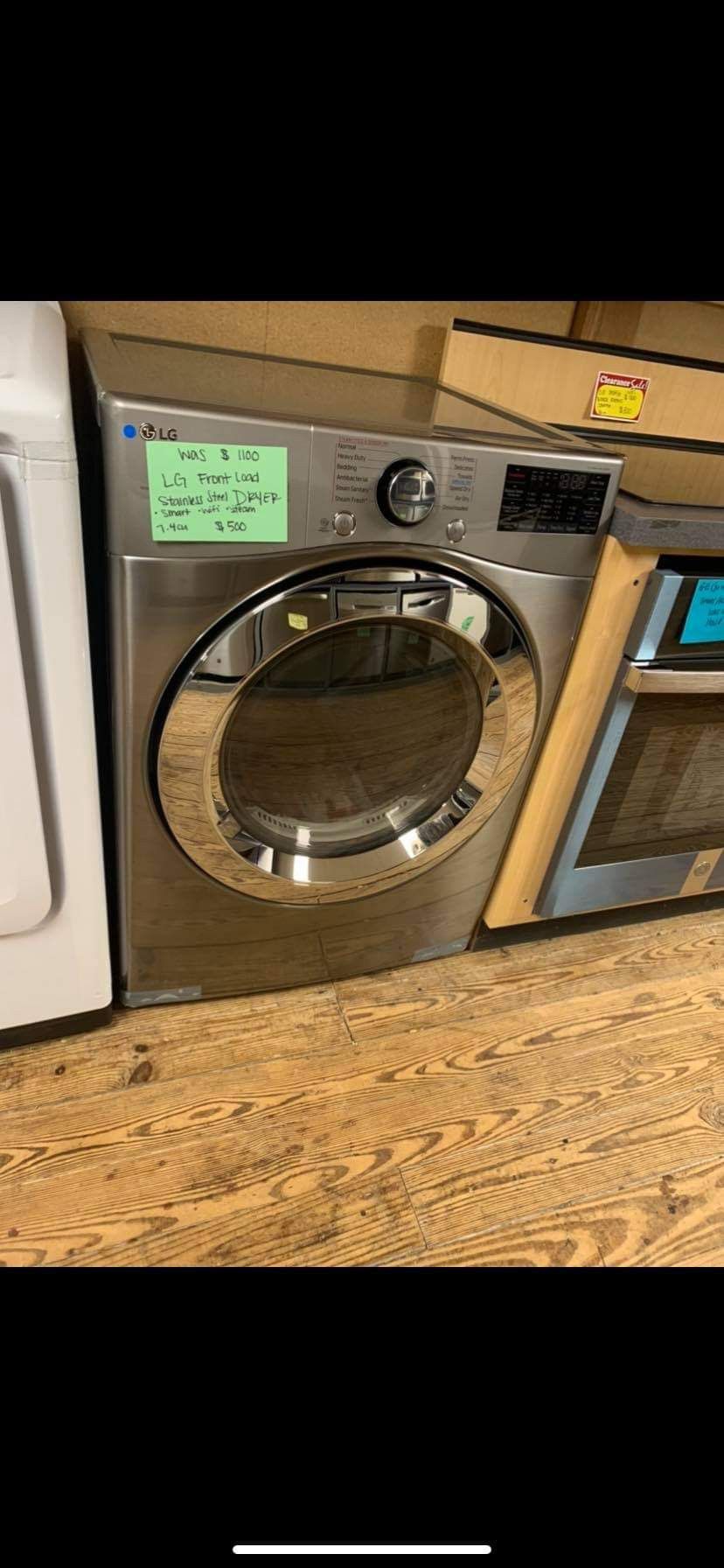 Brand New LG Stainless Steel Front Load Dryer