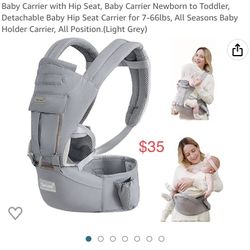 Baby Carrier With Hip Seat