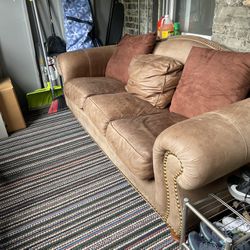 Big Leather 3-seater Sofa