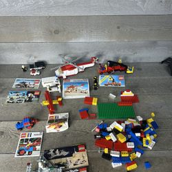 Vintage Lego Set Lot Space Legoland Rescue Police Fire 6690 770 540 410 430 442