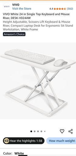 Desktop riser