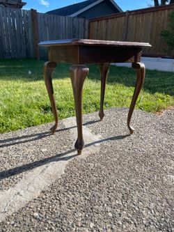 Small Wooden Side Table