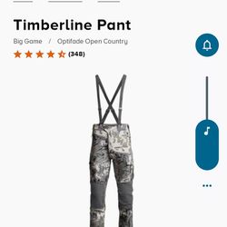 Sitka Timberline Pant Open Country Camo