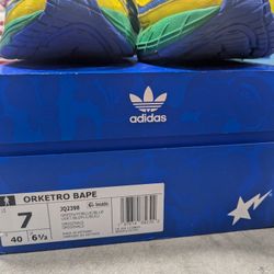 Bape X Adidas "Brazil" Size 7 