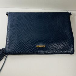 GiGi New York Navy Blue clutch