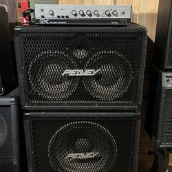 Bass Guitar Amplifier Rig W/ GK 400 Head/210 & 115Speaker Cabinets