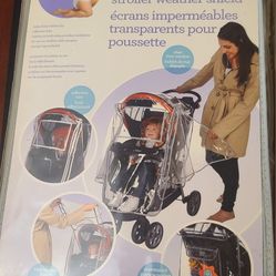 Premium Clear View Stroller Weather Shield