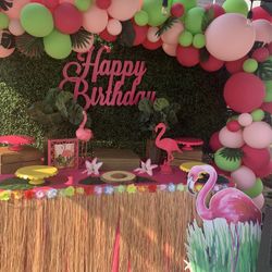 Hawaiian theme party decorations