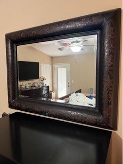 Gorgeous Mirror Carved Wood Frame