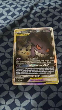 Gengar & Mimkyu GX Full art Tag team