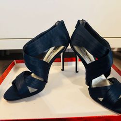 Blue Navy High Heels Size 8
