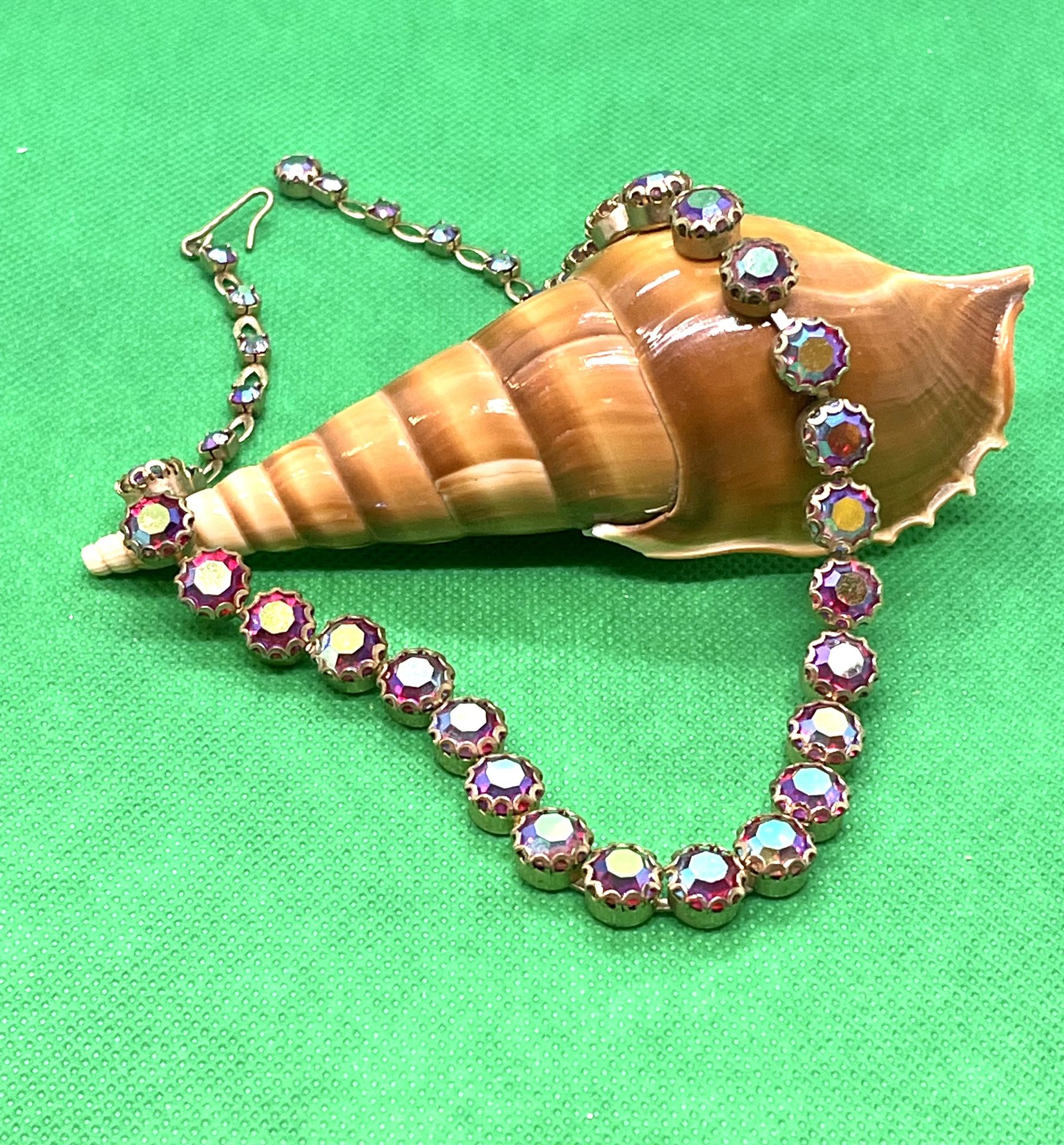 Vintage Rhinestone Necklace Circa 1950’s