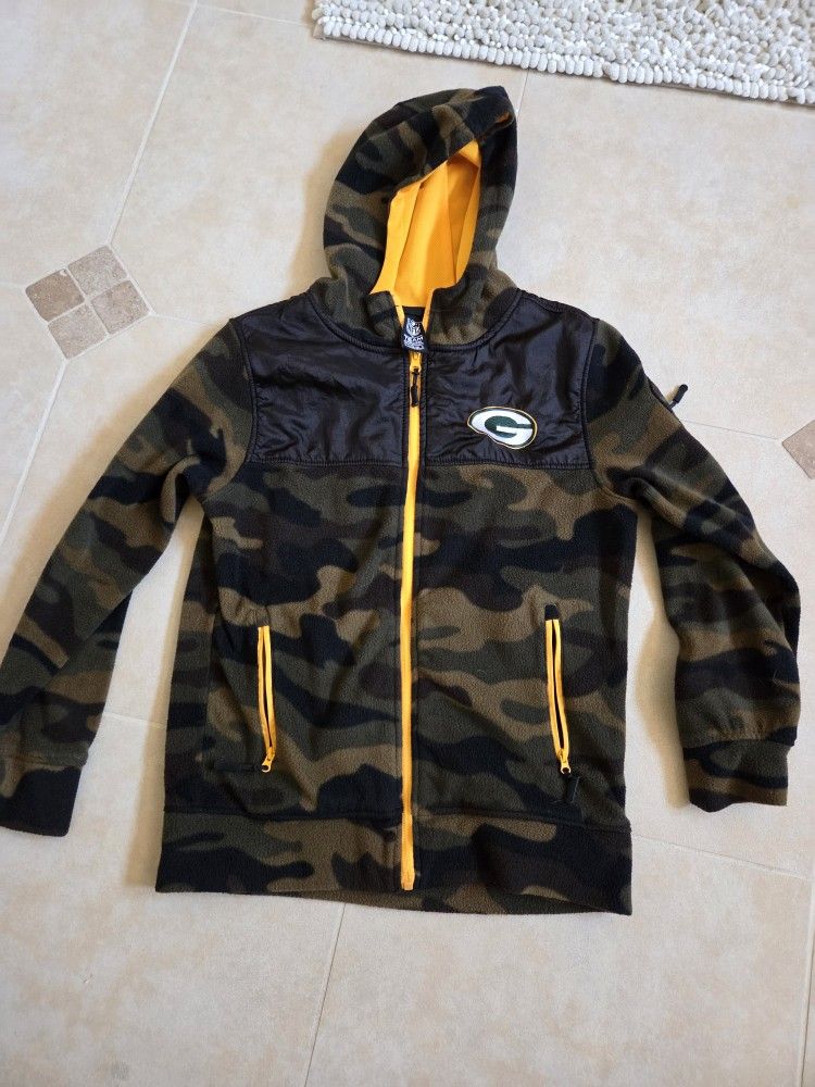 Green BAY packers Fleece Kids Jacket